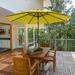 ACEGOSES 9ft Outdoor Patio Umbrella with Tilt 8 Ribs and Crank Waterproof Sunshade Canopy for Garden and Yard Yellow
