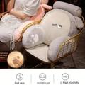 1pc Creative Headboard Cushion Home Sofa Cushion Office Seat Cushion Doll Floor Pillow Doll Cushion Back Waist Pillow Reading Pillow For Bedroom Living Room Home Decor