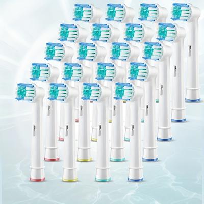 4pcs/8pcs/20pcs Replacement Toothbrush Heads - Suitbale For Oral-b Braun Professional Electric Precision Clean Brush Heads Refill For 7000/pro 1000/9600/ 5000/3000/8000