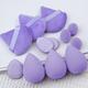 12pc Makeup Sponge Powder Puff Set - Soft Beauty Blender Sponge Finger Puff Triangle Makeup Puff - Great For Daily & Travel Use