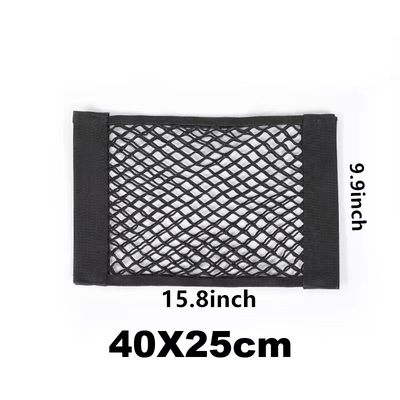 TEMU Car Trunk Double-layer Mesh Mesh Bag