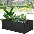 WSBDENLK Rectangular Garden Growing Bag Plants Bags Square Planting Container Fabric Planting Bags Outdoor Clearance Garden Bags To Grow Vegetables