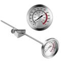 Meat Thermomete for Charcoal Grill Barbecue Temperature and Heat Indicator Temp Gauge Stainless Steel Surface for Meat Cooking