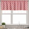 Ambesonne 4th of July Valance Pack of 2 Freedom and Liberty 54 X18 Royal Blue Red White