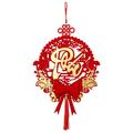 JilgTeok Home Decor Clearance 2024 Vietnamese New Year Decoration Stereo Blessing Tassel Round Bow Decoration Chinese New Year Hanging Decoration Chinese New Year Red Spring Decorations for Home