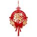 JilgTeok Home Decor Clearance 2024 Vietnamese New Year Decoration Stereo Blessing Tassel Round Bow Decoration Chinese New Year Hanging Decoration Chinese New Year Red Spring Decorations for Home