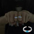 JilgTeok Rings for Women Clearance In-the-dark Ring Couple Models Luminous Ring Live Adjustable Male And Female Pair Of Finger Ring To Send Girlfriend Gift Mothers Day Gifts