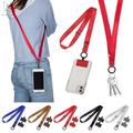 Gustave 2 Pack Universal Phone Lanyard Crossbody Cell Phone Lanyards with Adjustable Shoulder Neck Strap Compatible with Most Smartphones iPhone Samsung Huawei Brown