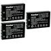 Kastar 3-Pack Battery Replacement for Kodak KLIC-5001 K5001 1054062 1064062 Kodak EasyShare Z7590 Z7590 Zoom EasyShare DX6490 EasyShare DX7440 DX7440 Zoom EasyShare DX7590 DX7590 Zoom