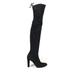 Stuart Weitzman Boots: Black Solid Shoes - Women's Size 8 - Almond Toe