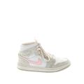 Air Jordan Sneakers: White Print Shoes - Women's Size 5