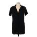 Nasty Gal Inc. Casual Dress - Shirtdress: Black Dresses - Women's Size 8