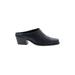 Dr. Scholl's Mule/Clog: Black Print Shoes - Women's Size 7 1/2 - Round Toe