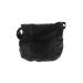 The Sak Leather Crossbody Bag: Pebbled Black Print Bags