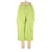 Bill Blass Jeans Casual Pants - Mid/Reg Rise: Green Bottoms - Women's Size 16 Plus