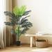 HELLONE Artificial Palm Tree 47 H Fake Tropical Palm Plant Faux Palm Tree Plants in Pot for Home Decor Indoor