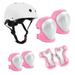 Adjustable Child Protective Gear Set Roller Skating Helmet Wrist Elbow Knee Pads Boys Girls Bike Roller Skating Stateboard