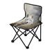 Wolf on Fire Portable Camping Chair Outdoor Folding Beach Chair Fishing Chair Lawn Chair with Carry Bag Support to 220LBS