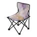 Golden and Purple Marble Portable Camping Chair Outdoor Folding Beach Chair Fishing Chair Lawn Chair with Carry Bag Support to 220LBS