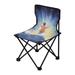 Boy on Mountain Portable Camping Chair Outdoor Folding Beach Chair Fishing Chair Lawn Chair with Carry Bag Support to 220LBS