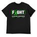 Mens Glaucoma Awareness Shirt - Green Ribbon Fight Glaucoma Raglan Baseball Tee Black X-Large