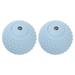 2 Pcs Massage Lacrosse Ball Handheld Foot Roller Exercise Therapy Yoga Deep Tissue Massager Ball for Unisex
