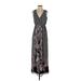 As U Wish Casual Dress Plunge Sleeveless: Black Dresses - Women's Size Small