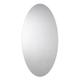 Belham Oval Mirror Silver