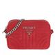 Prada Crossbody Bags - Diagramme Crossbody Bag Suede - in red - für Damen