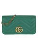 Gucci Crossbody Bags - GG Marmont Shoulder Bag 2.0 - in green - für Damen