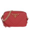 Prada Crossbody Bags - Quilted Chain Shoulder Bag - in red - für Damen