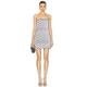 Missoni Zig Zag Sequin Dress in Light Blue Grey & White Base - Baby Blue. Size 40 (also in ).