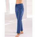 Jogginghose FEEL GOOD Gr. 22/23, Kurzgrößen, blau (jeansblau) Damen Hosen Freizeithosen