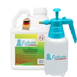 FUTUM 5L Ameisenspray / Termitenspray bekämpft Insekten, Eier, Larven ohne Biozide auf Wasserbasis, Sofortwirkung ohne Flecken + TRIGGER Image