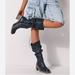 Free People Shoes | Free People Essential Tall Slouch Boots 38 | Color: Black/Blue | Size: 8