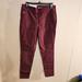 Nine West Jeans | Burgundy Crimson Tawny Port Red Heidi Pull On Jeggings By Nine West | Color: Red | Size: Various