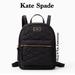 Kate Spade Bags | Kate Spade Bradley Quilted Backpack | Color: Black | Size: Approx: 11.5”X4”X12.5”