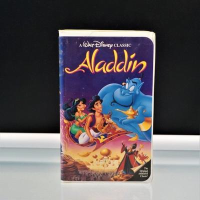 Disney Media | Aladdin Vhs Tape 1993 Movie Clamshell Walt Disney Classic 1662 | Color: Blue/Yellow | Size: Os