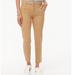 J. Crew Pants & Jumpsuits | J. Crew Slim Cropped Ruby Pants In Stretch Twill Camel Brown Women's Size 14 | Color: Brown/Tan | Size: 14