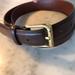 Coach Accessories | Coach Brown Leather Belt 5950 38" Vintage | Color: Brown/Gold | Size: 38"