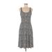 Old Navy Casual Dress - A-Line Scoop Neck Sleeveless: Gray Dresses - Women's Size Medium