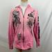 Disney Tops | Disney Pirates Of The Caribbean Hoodie Size Medium | Color: Pink | Size: M