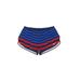 Mizuno Athletic Shorts: Blue Color Block Activewear - Women's Size Medium