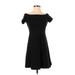 Old Navy Casual Dress - A-Line: Black Solid Dresses - Women's Size X-Small