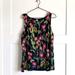 Anthropologie Tops | Anthropologie Embroidered Floral Tank Top | Color: Blue/Red/Tan | Size: L