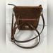 Dooney & Bourke Bags | Dooney & Bourke Designer Womens Brown Leather Pocket Detachable Strap Crossbody | Color: Brown/Gold | Size: Os