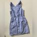 J. Crew Dresses | J Crew Cotton Dress Womens Sz 10 Wedding Blue Light Breathable Office 100% | Color: Blue | Size: 10