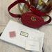 Gucci Bags | Like New Authentic Gucci Calfskin Matelasse Gg Marmont Belt Bag 85 Hibis | Color: Red | Size: Os