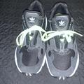 Adidas Shoes | Adidas Sneakers With Zipper Size 7 | Color: Black/Green/White | Size: 7
