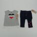 Levi's Pajamas | Levi's Baby Girls 2 Piece Outfit Set 6 Months Nwt $40 | Color: Blue/Gray | Size: 6mb